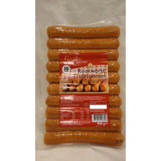 Gouden Banier Rookworst Professioneel 10 x 80g Packung (Räucherwurst)