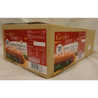 Gouden Banier Gelderse Magnetron Rookworst 20 x 100g Packung (Gelderland Mikrowellen Räucherwurst)