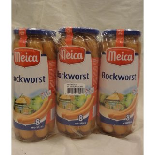 Meica Bockworst 3 x 8 Stck Glas (Bockwürste)