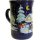 Weinachtsbecher/Tasse Blau, 0,2cl Hoch