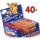 Haribo Mega Roulettes Fruits 40 x 45g Rollen (Fruchtgummi-Taler)
