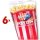 Jimmys Popcorn Soet Tub 6x140g Packung (gezuckertes Popcorn)