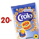 Croky Hula Hoops Paprika 20 x 75g Tüte (Chips-Ringe...