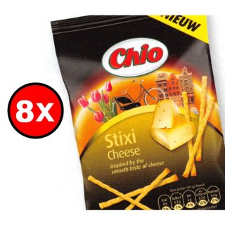 Chio Stixi Cheese 8 x 150g Packung (knusprige Käsestangen)