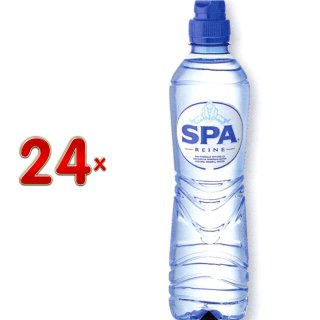 SPA Reine Sport PET 24 x 500 ml Flasche (Wasserflasche mit Sportverschluss)