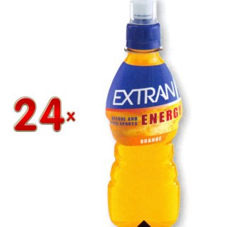 Extran Energy Orange 24 x 330 ml Flasche (Energie spendendes Sportgetränk mit Orangengeschmack)