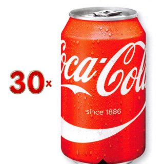 Coca Cola 30 x 330 ml Dose (Cola-Dose)