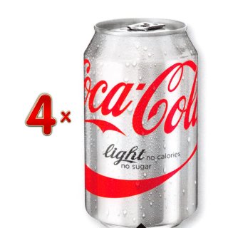 Coca Cola Light 4 x 6-Pack á 330 ml Dose (Cola-Light-Dose)