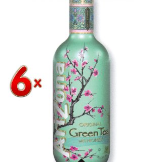 Arizona Green Tea with Honey PET 6 x 1,5 l Flasche (Grüntee mit Honig)