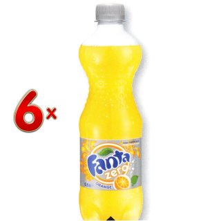 Fanta Zero Orange PET 4 x 6 x 500 ml Flasche (Fanta-Zero Orange)