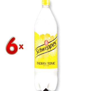 Schweppes Indian Tonic PET 6 x 1,5 l Flasche (Limonade)