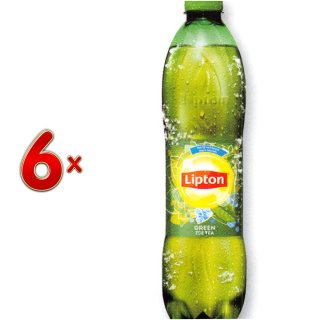 Lipton Ice Tea Green PET 6 x 1,5 l Flasche (Grüntee-Eistee)