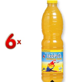 Tropico Exotique PET 6 x 1,5 l Flasche (Limonade mit dem Geschmack von exotischen Früchten)