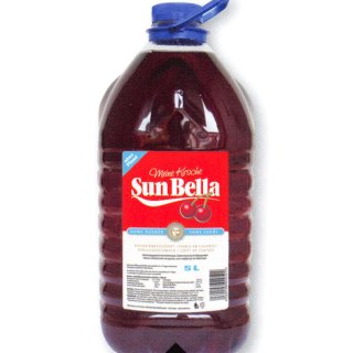 Sun Bella Jus Cerises sans sucre 1 x 5 l Flasche (Kirschsaft ohne Zucker)