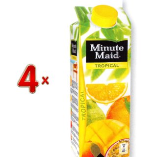 Minute Maid Tropical 3 x 4 x 1 l Packung (Saft aus tropischen Früchten)