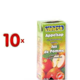 Varesa Jus de Pomme 10 x 3 x 200 ml Packung (Apfelsaft)
