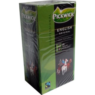 Pickwick Professional Teebeutel English Original 25 Beutel á 2g Vakuumverpackt (englischer Schwarztee)