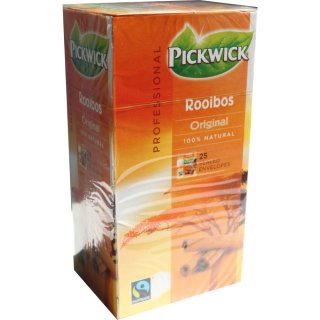 Pickwick Professional Teebeutel Rooibos Original 25 Beutel á 1,5g Vakuumverpackt (Rooibostee mit Zimt, Ingwer & Kardamon)
