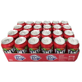 Fanta Strawberry & Kiwi 24 x 0,33l Dose (Erdbeere&Kiwi)