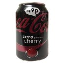 Coca Cola Zero Cherry 24x0,33l Cans UK (Coke Zero Cherry)