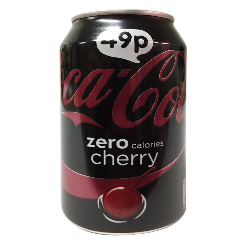 Coca Cola Zero Cherry 72x0,33l Dose (Coke Zero Cherry)