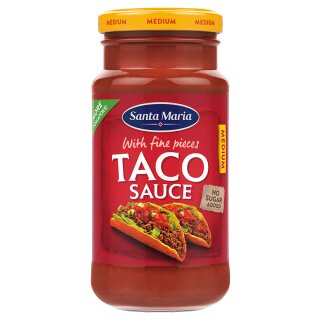 Santa Maria Taco Sauce mittelscharf (220g Glas)