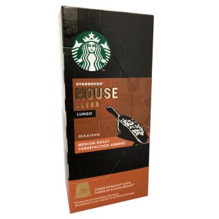STARBUCKS Kapseln passend für Nespresso: House Blend Lungo (10 Kapseln)