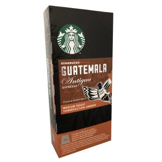 STARBUCKS Kapseln passend für Nespresso: Guatemala Espresso (10 Kapseln)