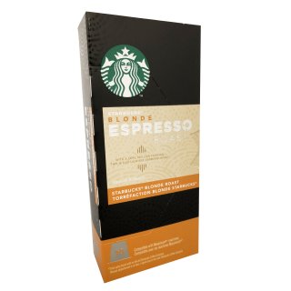STARBUCKS Kapseln passend für Nespresso: Blonde Espresso Roast (10 Kapseln)