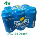 Sprite Zero mint (4x 6er-Pack 0,33l Dosen)