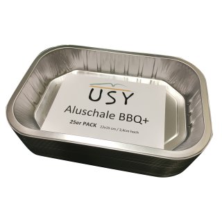 usy Aluschale BBQ+ passend für div. Weber Grills (25er Set)