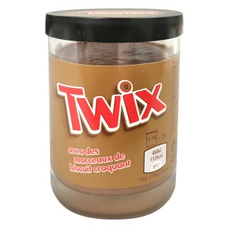 Twix Brotaufstrich mit knusprigen Keksstücken (200g Glas)