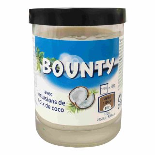 Bounty Brotaufstrich mit Kokosnussflocken (200g Glas)
