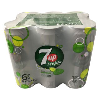 7up Mojito free ZERO SUGAR (6x0,33l) NL alkoholfrei