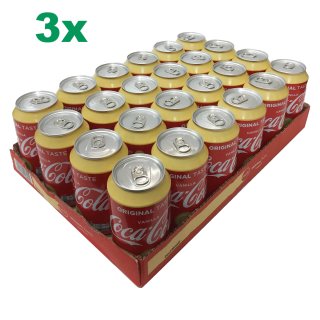 Coca Cola Vanille XXL Paket (72x0,33l Dosen) Vanilla Coke NL