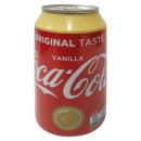 Coca Cola Vanille XXL Paket (72x0,33l Dosen) Vanilla Coke NL