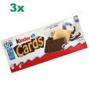 Ferrero Kinder Cards Kekse mit Milch und Kakaofüllung 3er Pack (3x128g Packung)