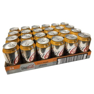 Coca Cola Diet Coke Exotic Mango (24x0,33l Dose)