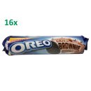 Oreo Cookie Rolle Choco Brownie 16x154g Packung (Oreo-Kekse mit Brownie-Geschmack)