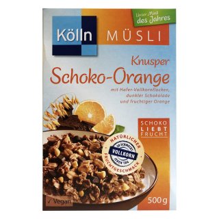 Kölln Müsli Knusper Schoko-Orange (500g Packung)