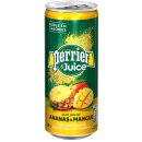 Perrier&Juice Ananas-Mango (24x25cl Dosen)