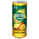 Perrier&Juice Ananas-Mango (24x25cl Dosen)