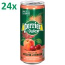 Perrier&Juice Pfirsich-Kirsche (24x25cl Dosen)