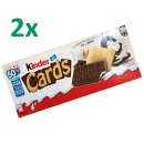 Ferrero Kinder Cards Kekse mit Milch und Kakaofüllung 2er Pack (2x128g Packung)