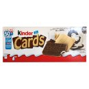 Ferrero Kinder Cards Kekse mit Milch und Kakaofüllung 2er Pack (2x128g Packung)