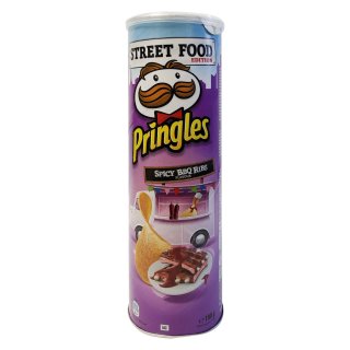 Pringles Street Food Edition Spicy BBQ-Ribs (190g Dose)