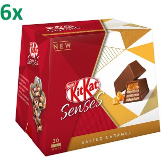 KitKat Senses Salted Caramel Mini Schokoladen-Riegel (6x200g Packung)