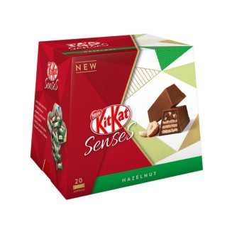 KitKat Senses Hazelnut Mini Schokoladen-Riegel (200g Packung)