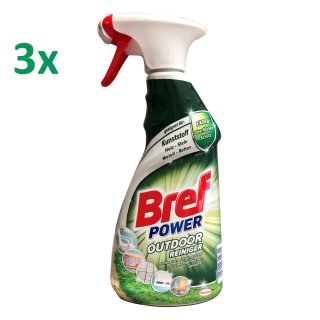 Bref Power Outdoor Reiniger (3x500 ml Sprühflasche)