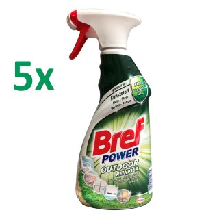 Bref Power Outdoor Reiniger (5x500 ml Sprühflasche)